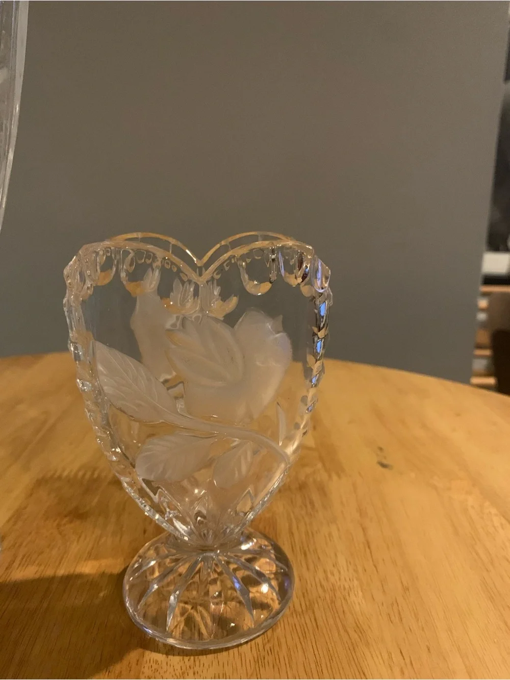Two Crystal Vases
